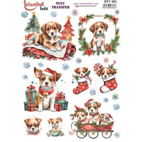 STY393 Yılbaşı Sulu Transfer Kağıdı (25x35)