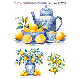 KST101 Koyu Zemin Sulu Transfer Kağıdı (25x35)