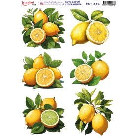 KST131 Koyu Zemin Sulu Transfer Kağıdı (25x35)