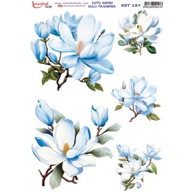 KST137 Koyu Zemin Sulu Transfer Kağıdı (25x35)