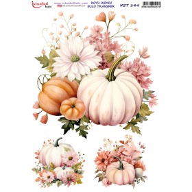 KST144 Koyu Zemin Sulu Transfer Kağıdı (25x35)