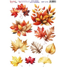 KST174 Koyu Zemin Sulu Transfer Kağıdı (25x35)