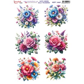 KST180 Koyu Zemin Sulu Transfer Kağıdı (25x35)