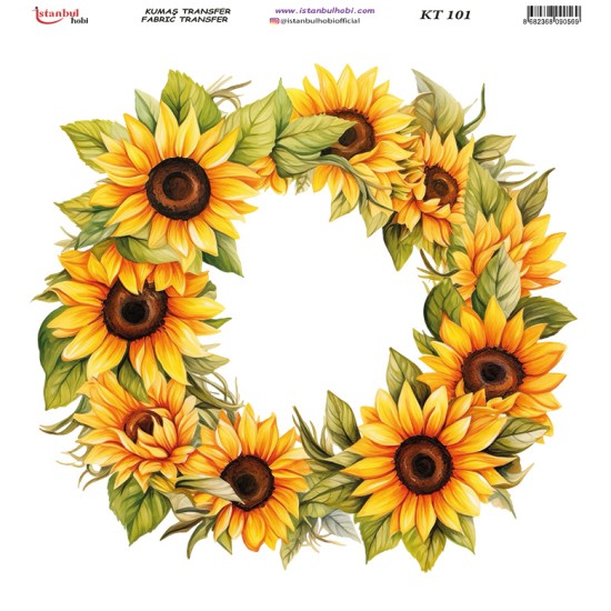 KT101 Kumaş Transfer Kağıdı (20x20)