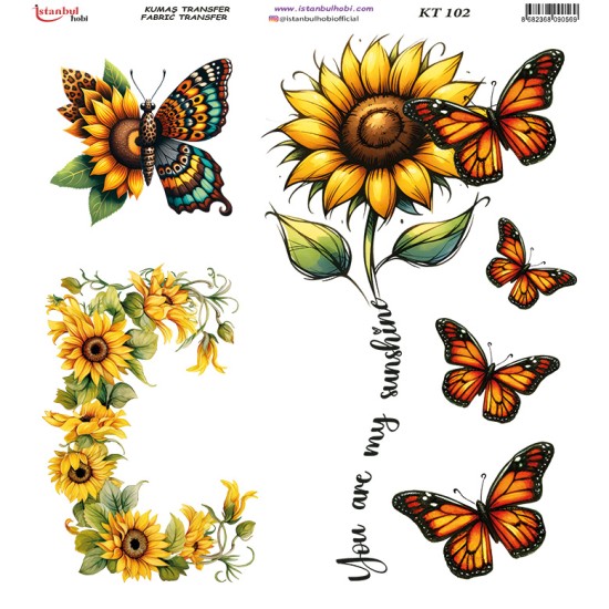 KT102 Kumaş Transfer Kağıdı (20x20)