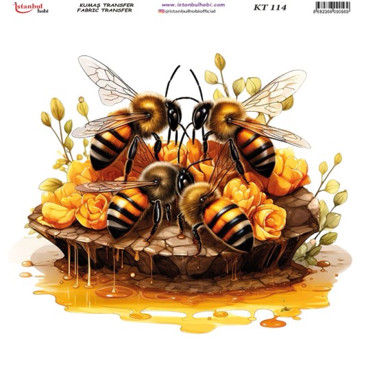 KT114 Kumaş Transfer Kağıdı (20x20)