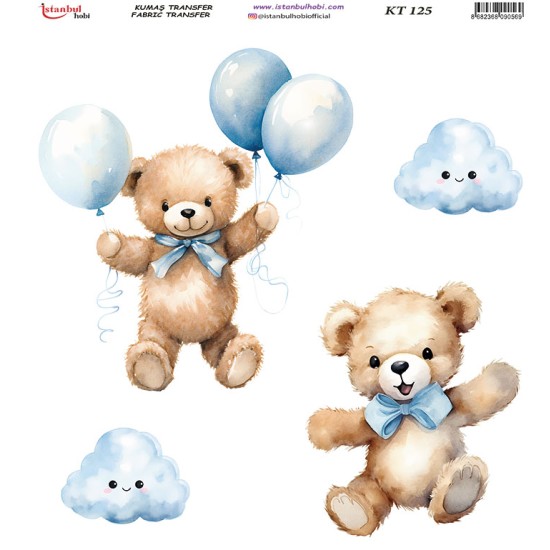 KT125 Kumaş Transfer Kağıdı (20x20)