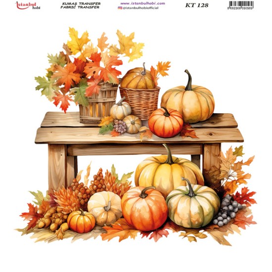 KT128 Kumaş Transfer Kağıdı (20x20)