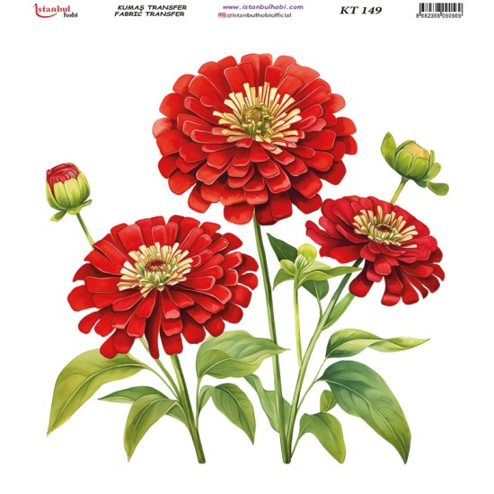 KT149 Kumaş Transfer Kağıdı (20x20)