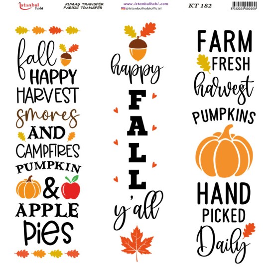 KT182 Kumaş Transfer Kağıdı (20x20)