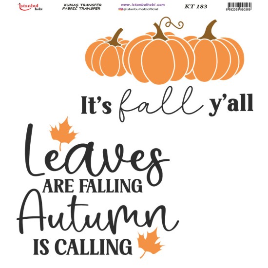 KT183 Kumaş Transfer Kağıdı (20x20)