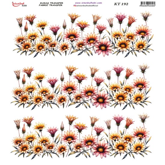 KT192 Kumaş Transfer Kağıdı (20x20)