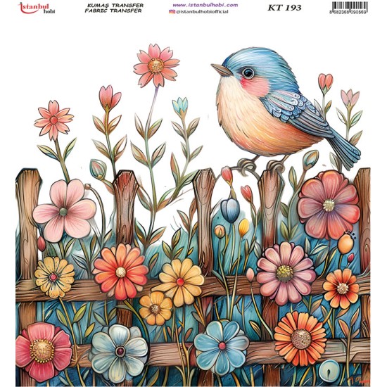 KT193 Kumaş Transfer Kağıdı (20x20)