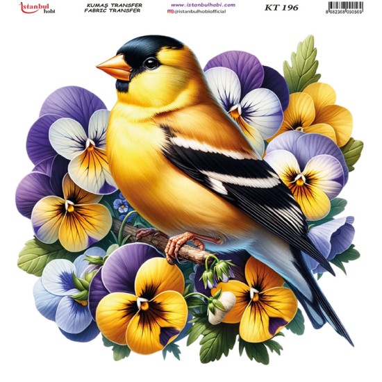 KT196 Kumaş Transfer Kağıdı (20x20)