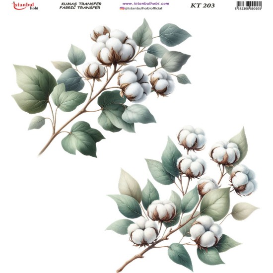 KT203 Kumaş Transfer Kağıdı (20x20)