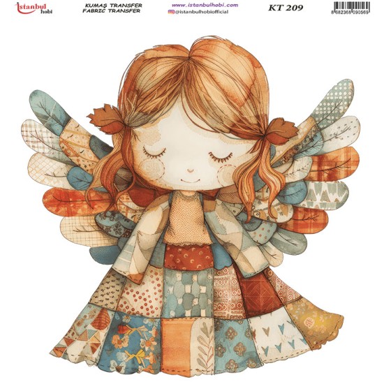 KT209 Kumaş Transfer Kağıdı (20x20)