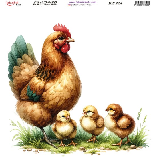 KT214 Kumaş Transfer Kağıdı (20x20)