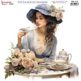 RB110 Rub On Transfer Kağıdı 30x30 (Ütü İle)