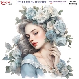 RB115 Rub On Transfer Kağıdı 30x30 (Ütü İle)