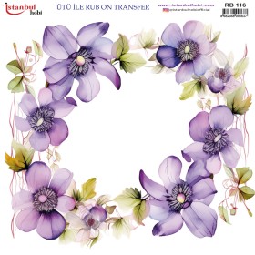 RB116 Rub On Transfer Kağıdı 30x30 (Ütü İle)