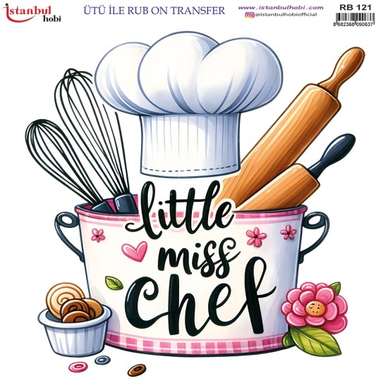 RB121 Rub On Transfer Kağıdı 30x30 (Ütü İle)