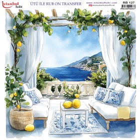 RB127 Rub On Transfer Kağıdı 30x30 (Ütü İle)