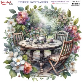 RB134 Rub On Transfer Kağıdı 30x30 (Ütü İle)
