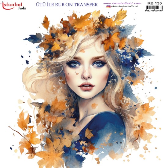 RB135 Rub On Transfer Kağıdı 30x30 (Ütü İle)