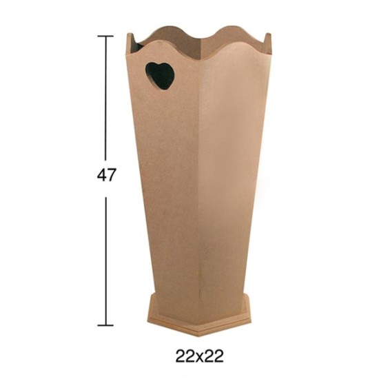 F756 Şemsiyelik Ahşap Boyanabilir Obje