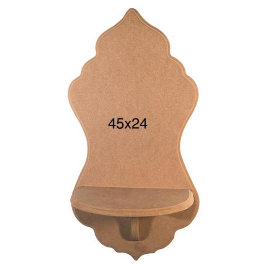 F765 Kavukluk Ahşap Boyanabilir Obje