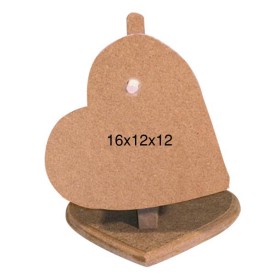 F773 Kalpli Bardak Altı Ahşap Boyanabilir Obje