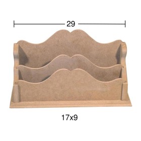 F776 Evraklık Ahşap Boyanabilir Obje