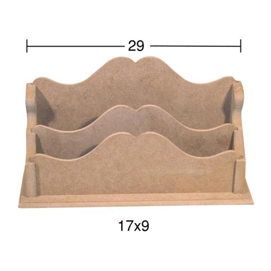 F776 Evraklık Ahşap Boyanabilir Obje