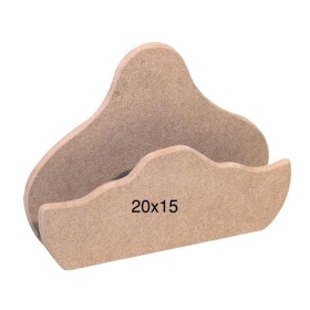 F789 Tekli Peçetelik Ahşap Boyanabilir Obje