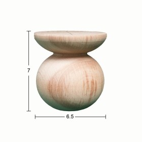 FT51 Torna Ayak Ahşap Boyanabilir Obje