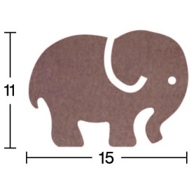 H69 18 mm Fil Ahşap Boyanabilir Obje