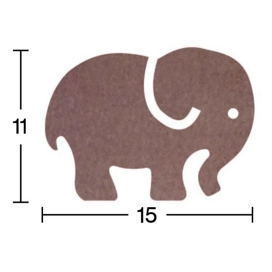 H69 18 mm Fil Ahşap Boyanabilir Obje