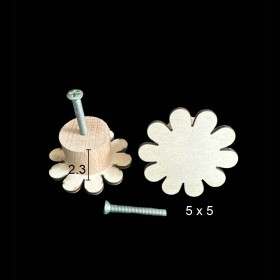 KLP14 Tekli Kulp Ahşap Boyanabilir Obje