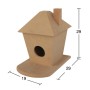 KU223 Kuş Evi Ahşap Boyanabilir Obje