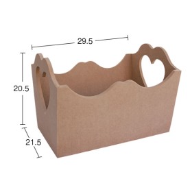 KU337 Kalpli Havluluk Ahşap Boyanabilir Obje