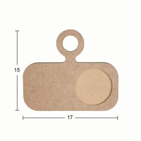 L384 Sunumluk Ahşap Boyanabilir Obje