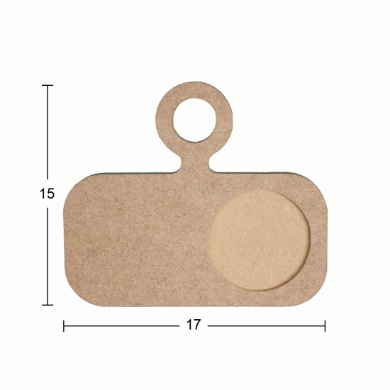 L384 Sunumluk Ahşap Boyanabilir Obje