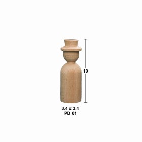PD01 Peg Doll (10 cm) Ahşap Boyanabilir Obje