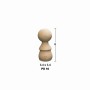 PD16 Peg Doll (8 cm) Ahşap Boyanabilir Obje