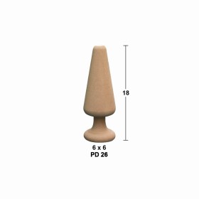 PD26 Ağaç 18 cm Ahşap Boyanabilir Obje