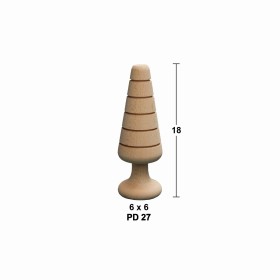 PD27 Ağaç 18 cm Ahşap Boyanabilir Obje