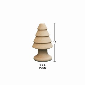 PD29 Ağaç 10 cm Ahşap Boyanabilir Obje