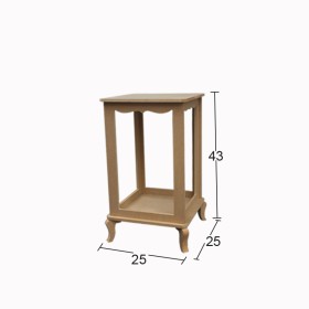 SM22 Küçük Ayaklı Çiçeklik Ahşap Boyanabilir Obje