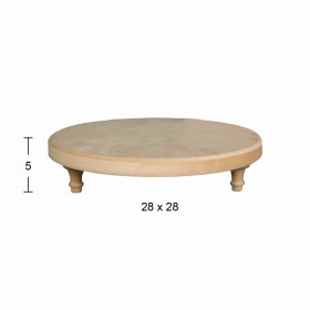 SN24 18 mm (B) Ayaklı Sunumluk Ahşap Boyanabilir Obje