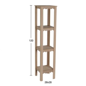 SP553 Uzun Çiçeklik Ahşap Boyanabilir Obje